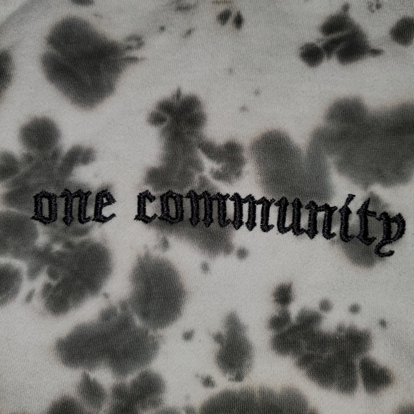 ROYAL attitude one community tie dye hoodie - Picture 2 of 6
